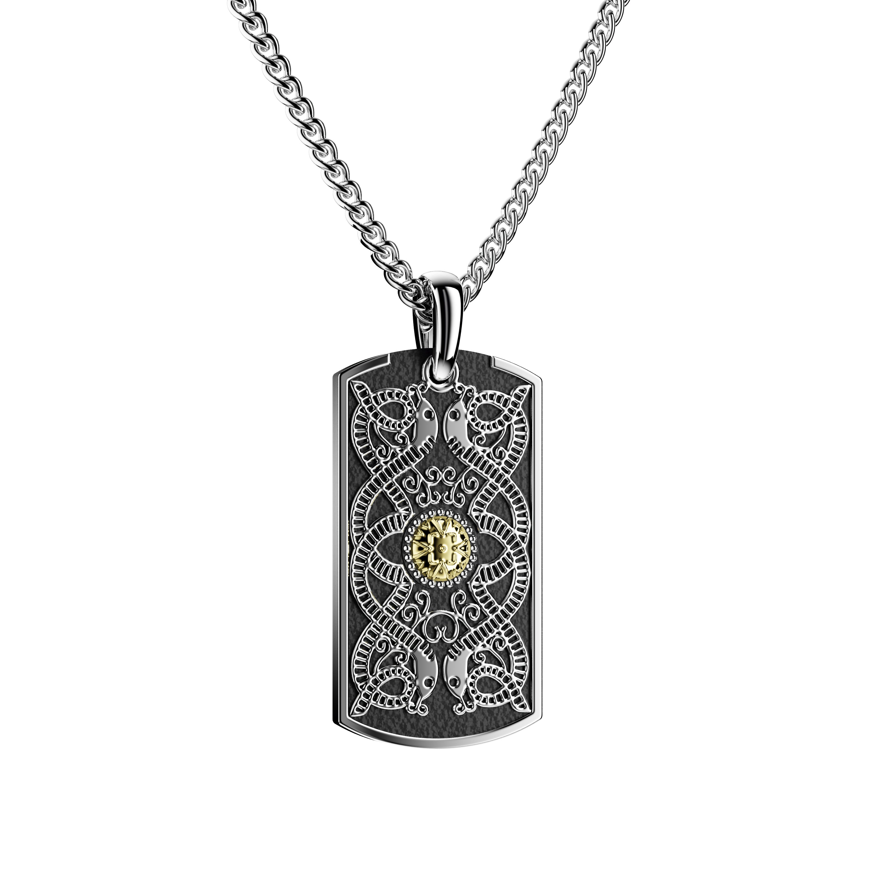 Celtic Tag Pendant 18ct Gold Bead – McCarthy's Jewellery