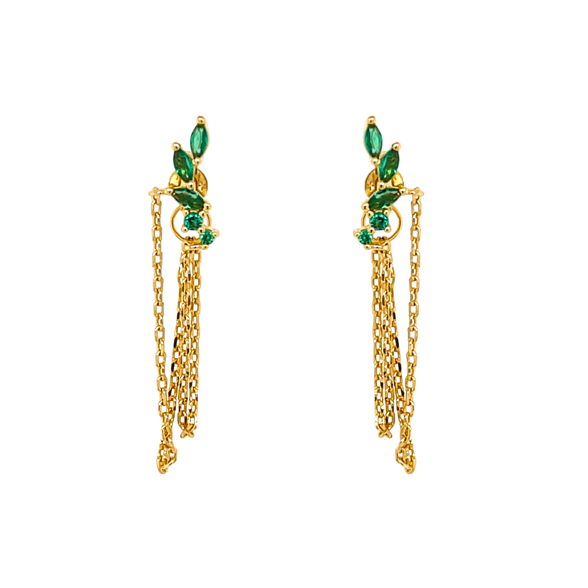 Yvette Double Chain Earrings