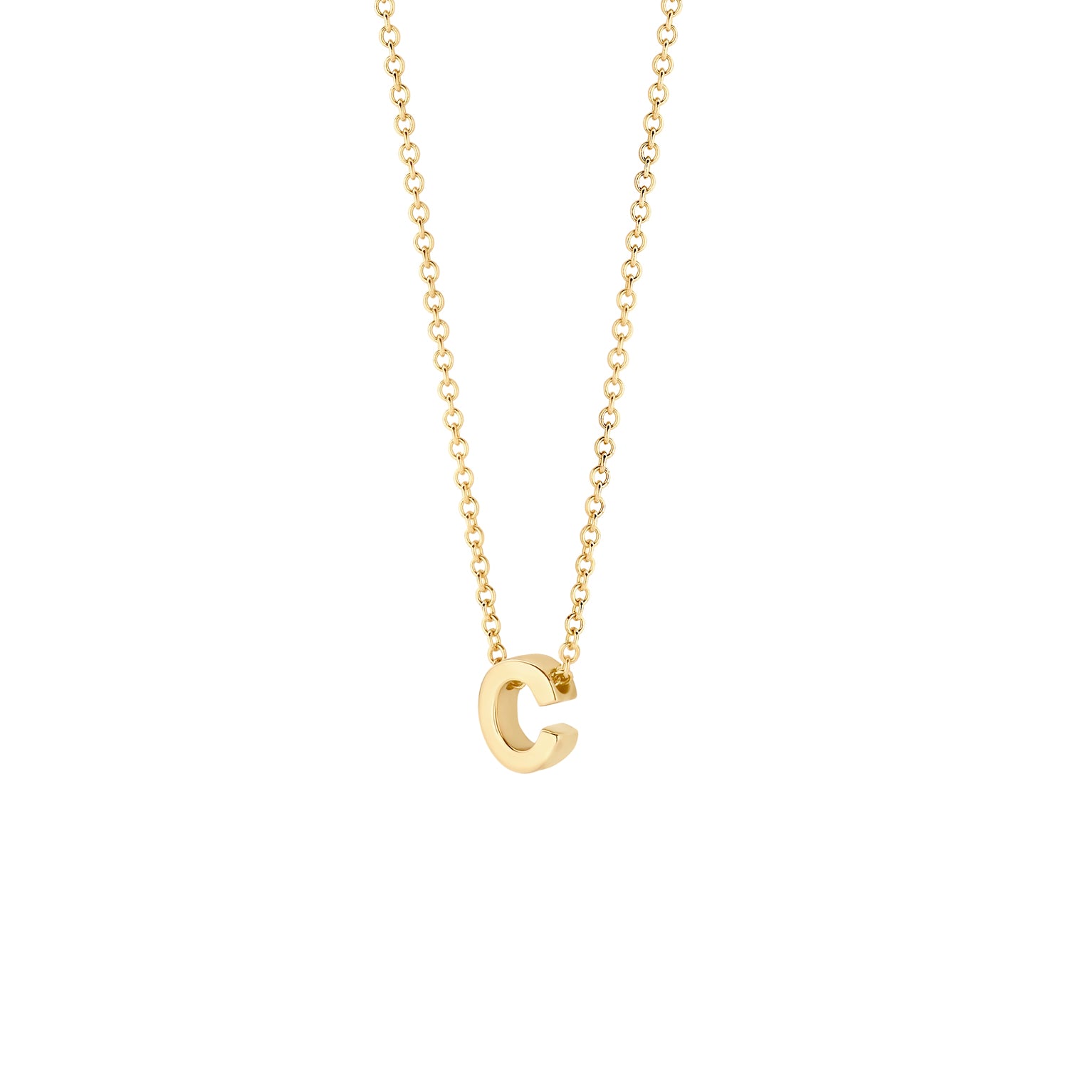 14ct Gold Initial Necklace