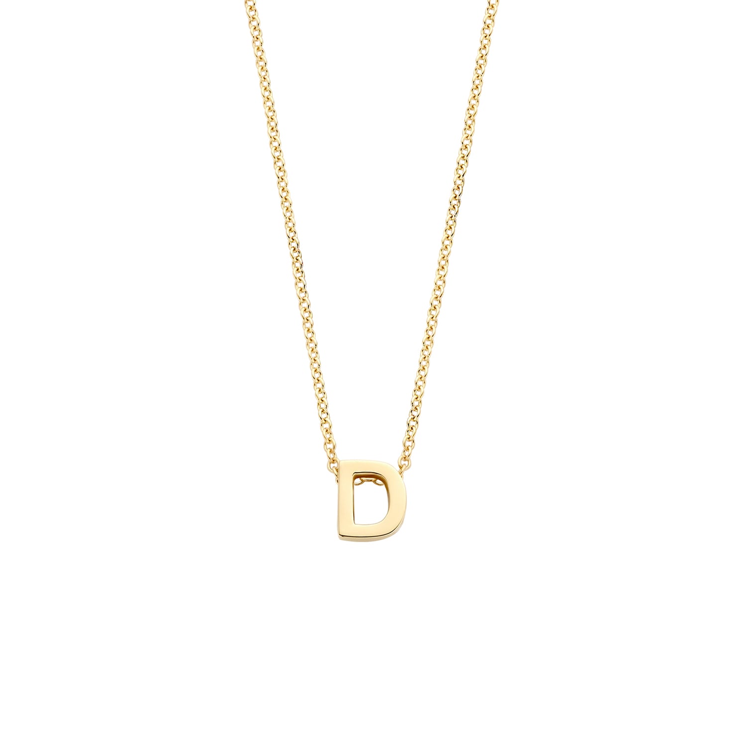 14ct Gold Initial Necklace