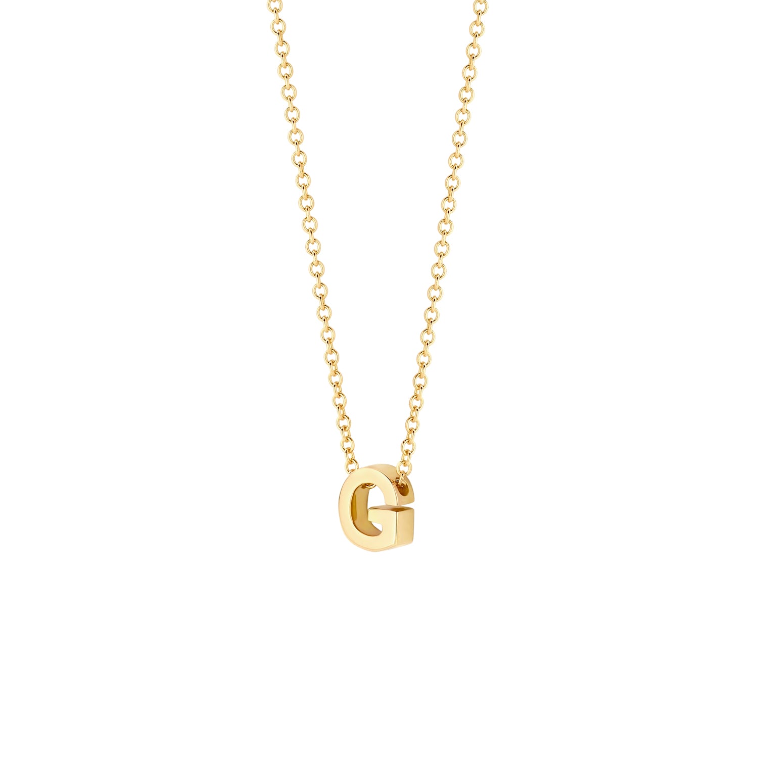 14ct Gold Initial Necklace