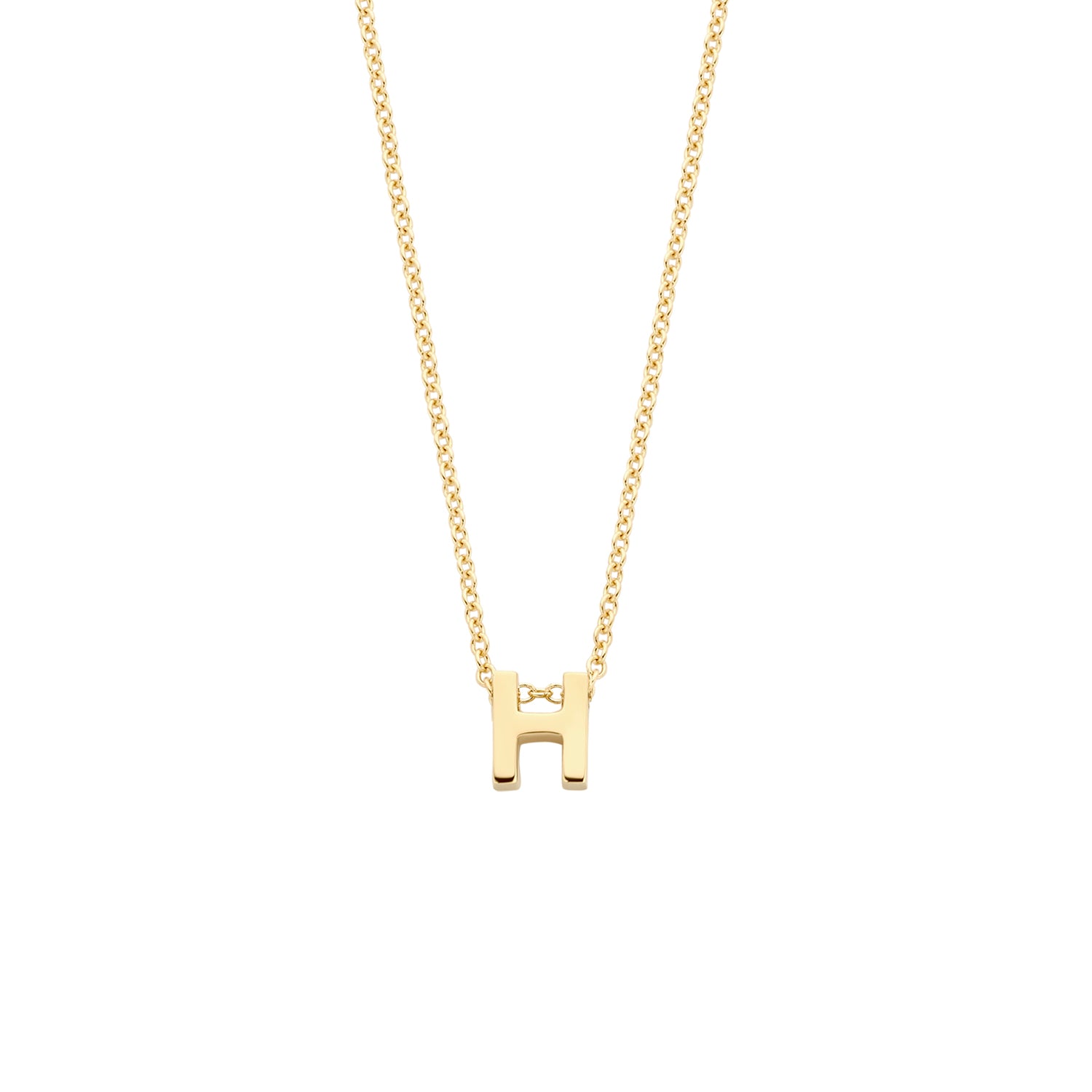 14ct Gold Initial Necklace