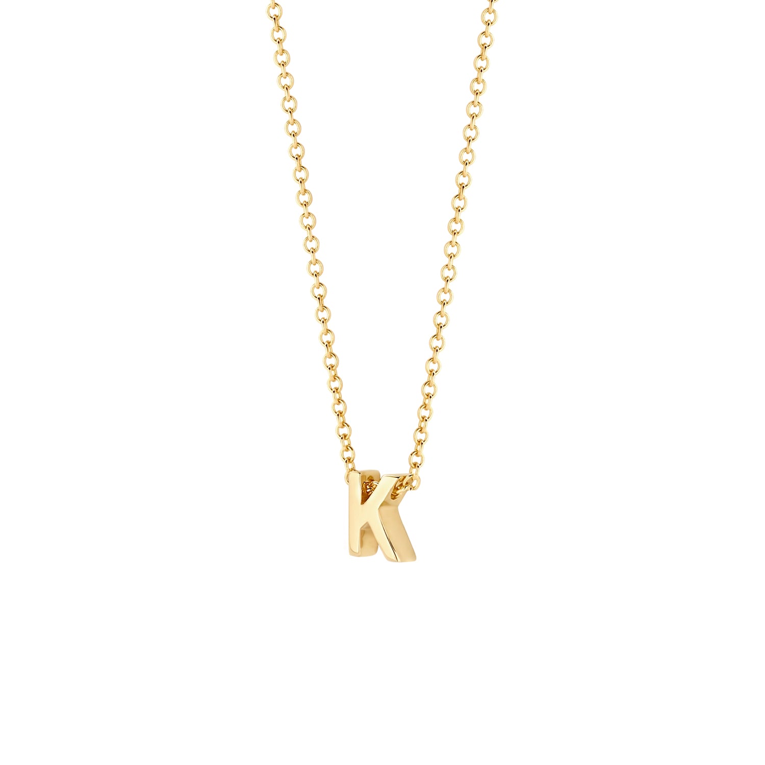 14ct Gold Initial Necklace