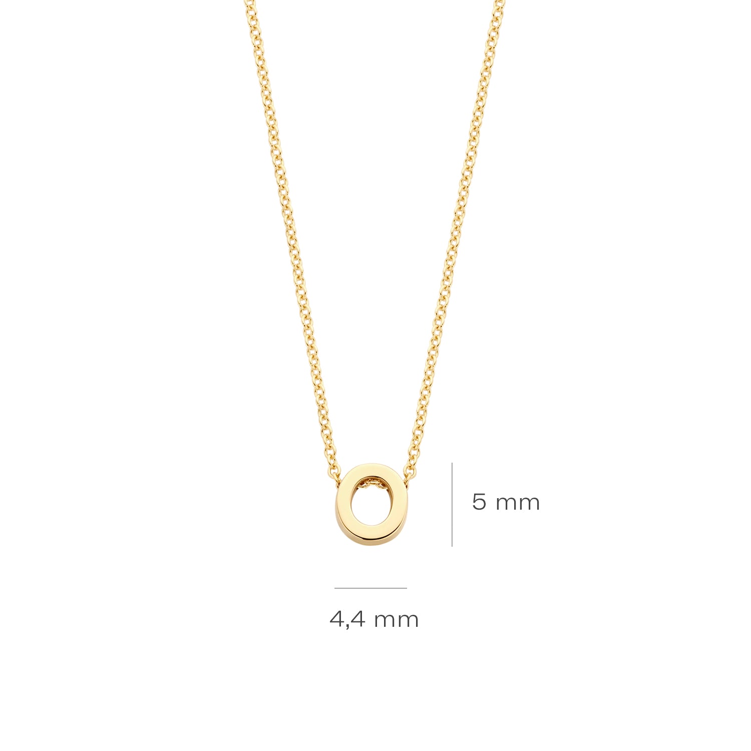 14ct Gold Initial Necklace
