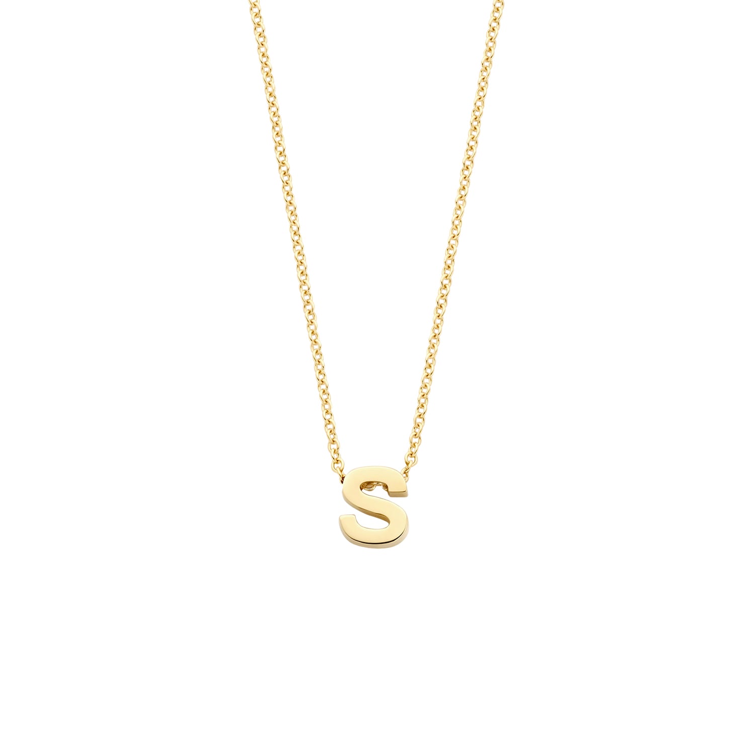 14ct Gold Initial Necklace