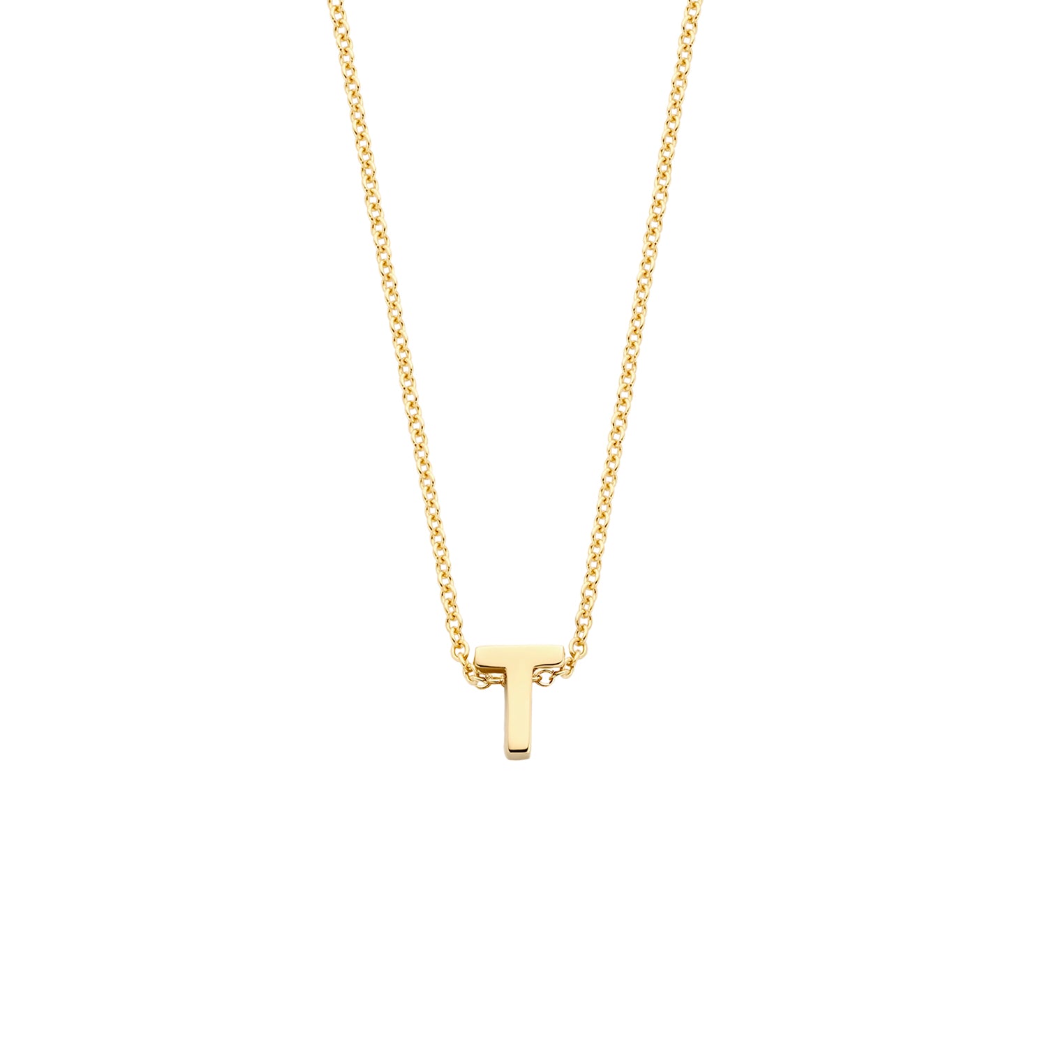 14ct Gold Initial Necklace