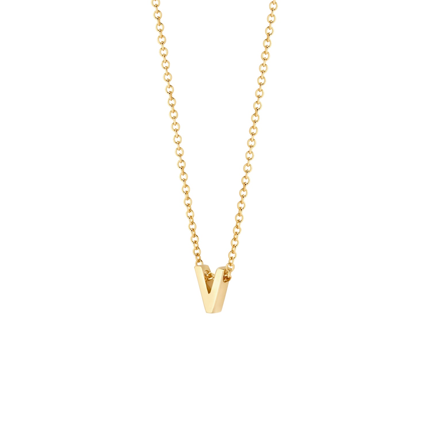 14ct Gold Initial Necklace