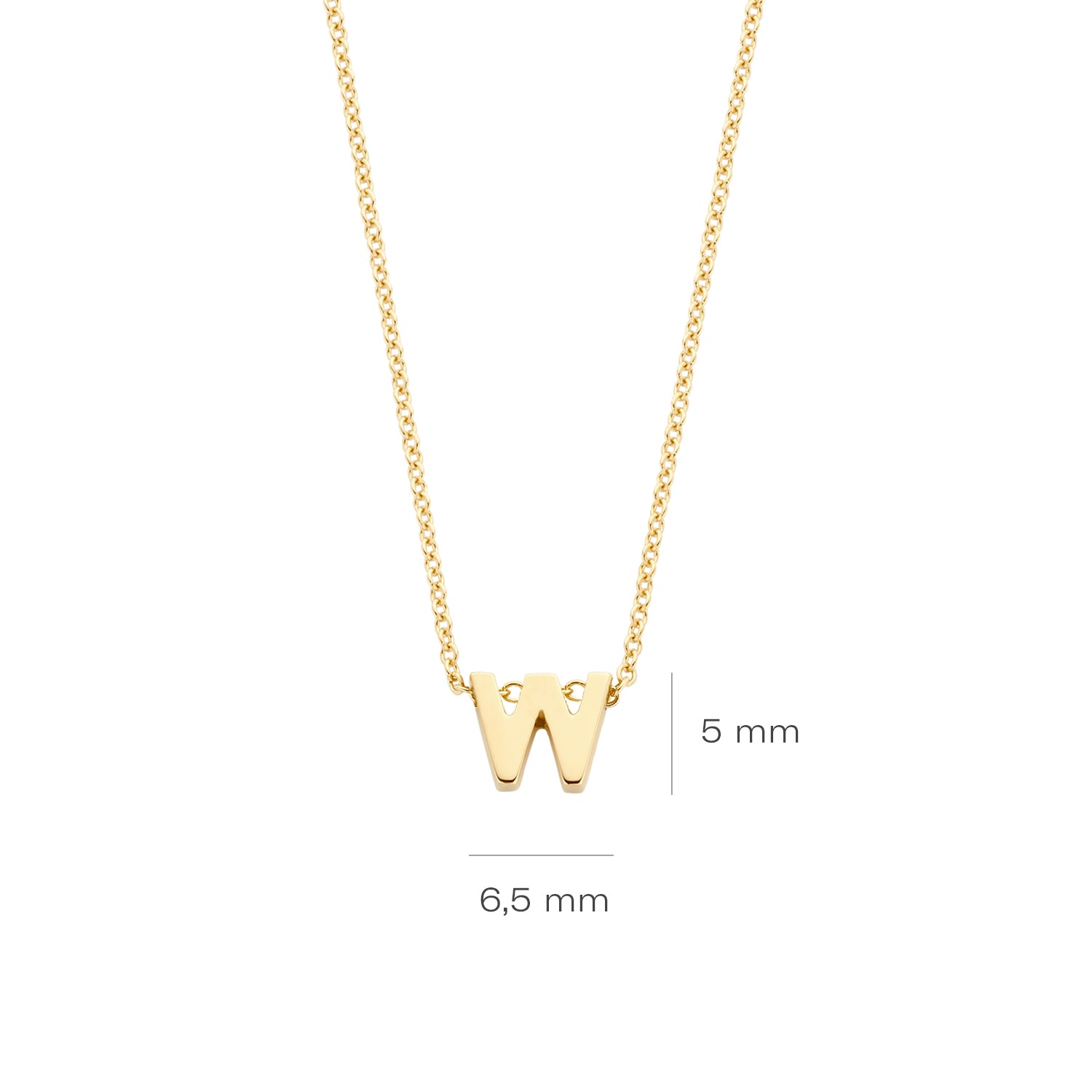 14ct Gold Initial Necklace