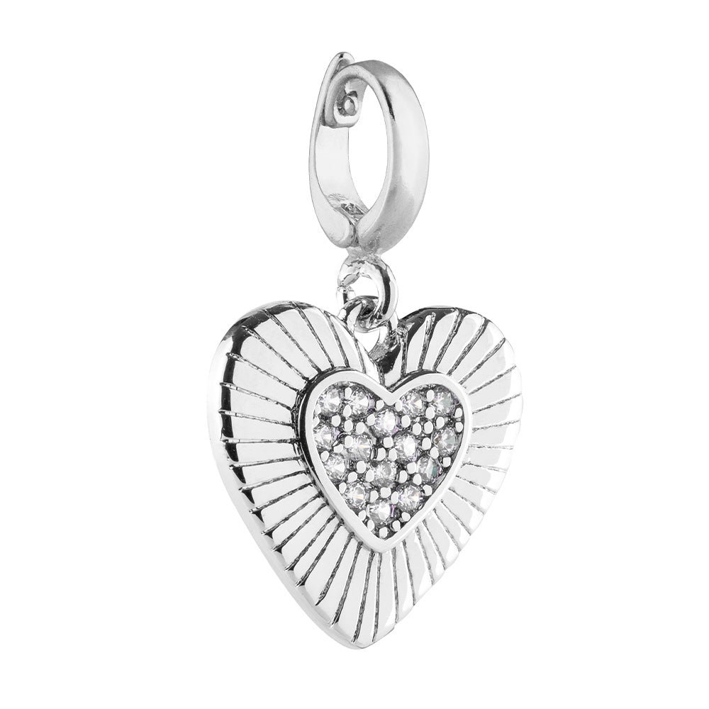 Rebecca My World Heart Charm